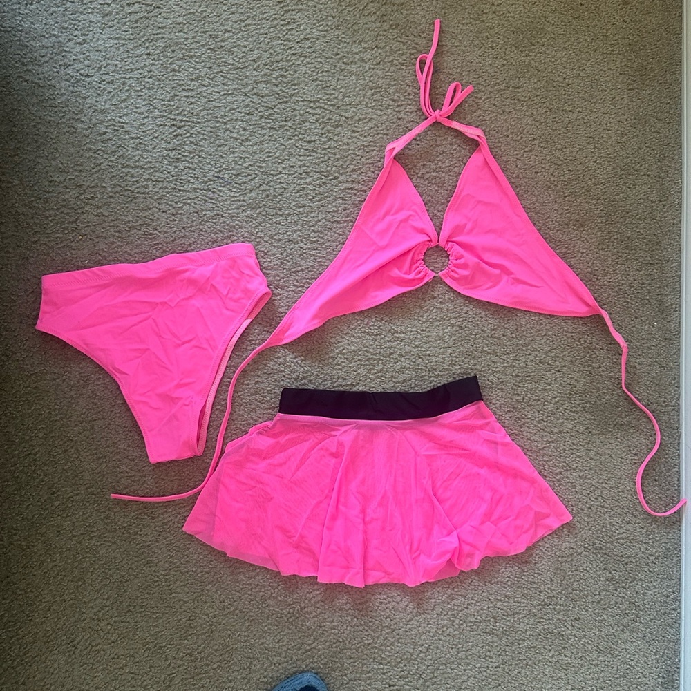 Pink Powerpuff Girls Costume / Blossom / Rave outfit
